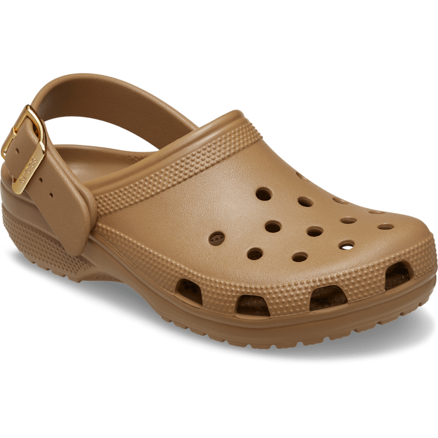 Classic Metallic Buckle Clog - US 2863