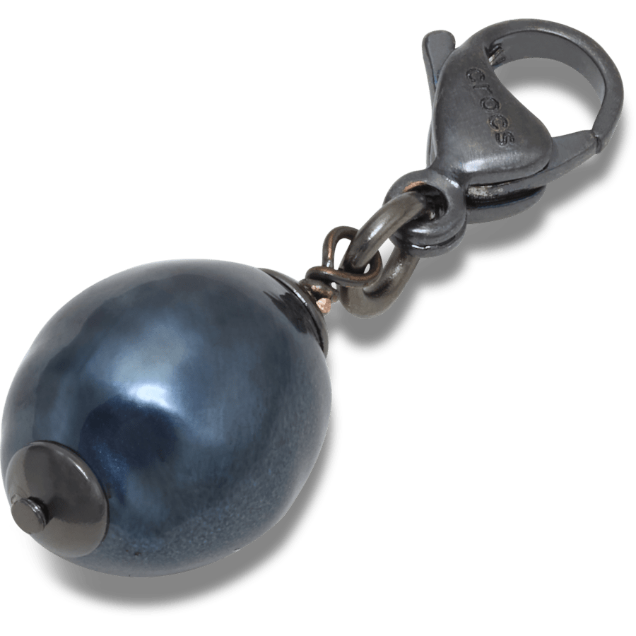 Silver Black SMT Pearl Charm - US 1746