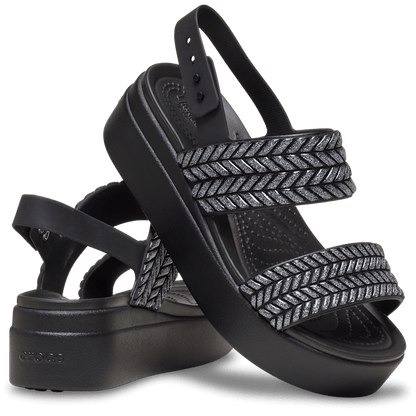 Brooklyn Woven Sparkle Low Wedge - US 8457