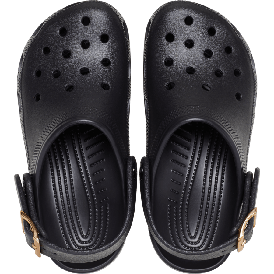 Classic Metallic Buckle Clog - US 4496