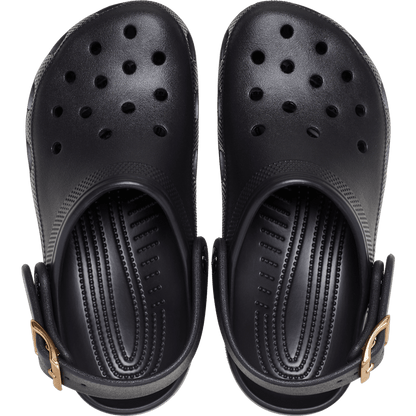 Classic Metallic Buckle Clog - US 4496