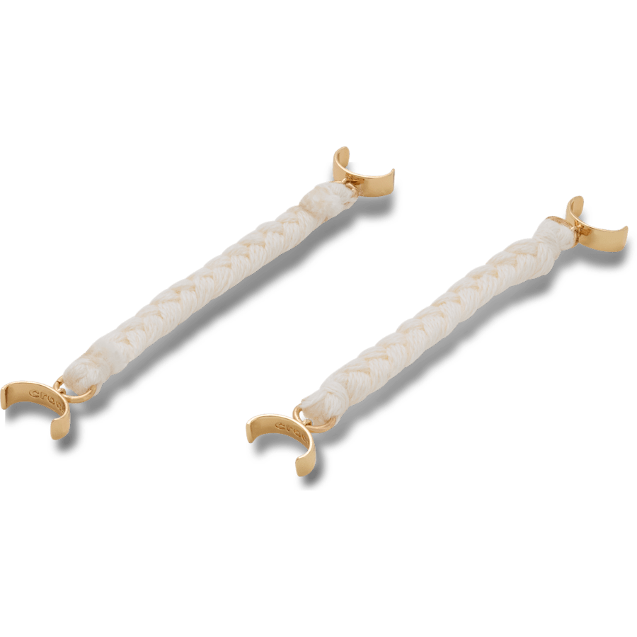 White Woven Sandal Chain 2 Pack - US 5969