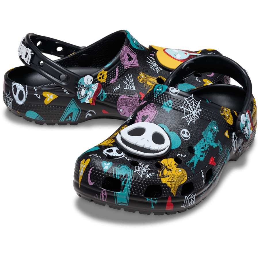 Disney Tim Burton's The Nightmare Before Christmas Jack and Sally Classic Clog - US 5096