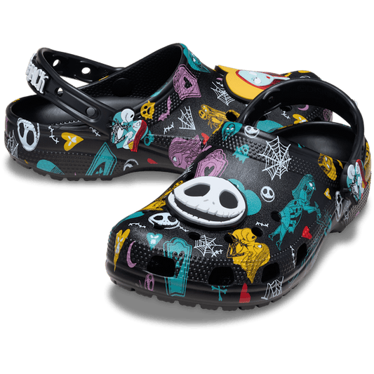 Disney Tim Burton's The Nightmare Before Christmas Jack and Sally Classic Clog - US 5096