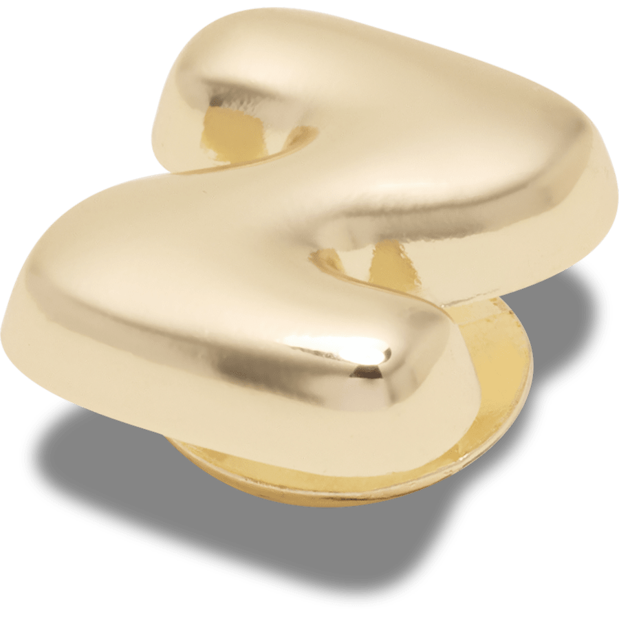 Gold Bubble Letter Z - US 7352