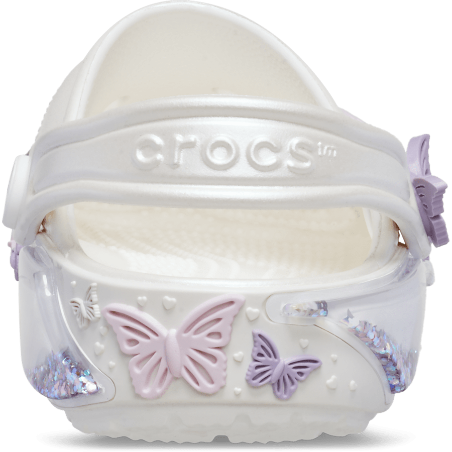 Toddler Classic Butterfly Sparkle Shaker Clog - US 5493