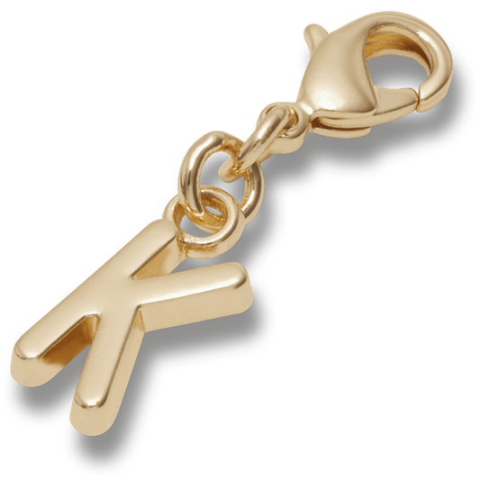 Gold Letter K Charm - US 8001