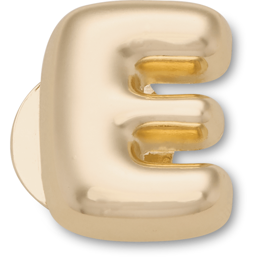 Gold Bubble Letter E - US 4685