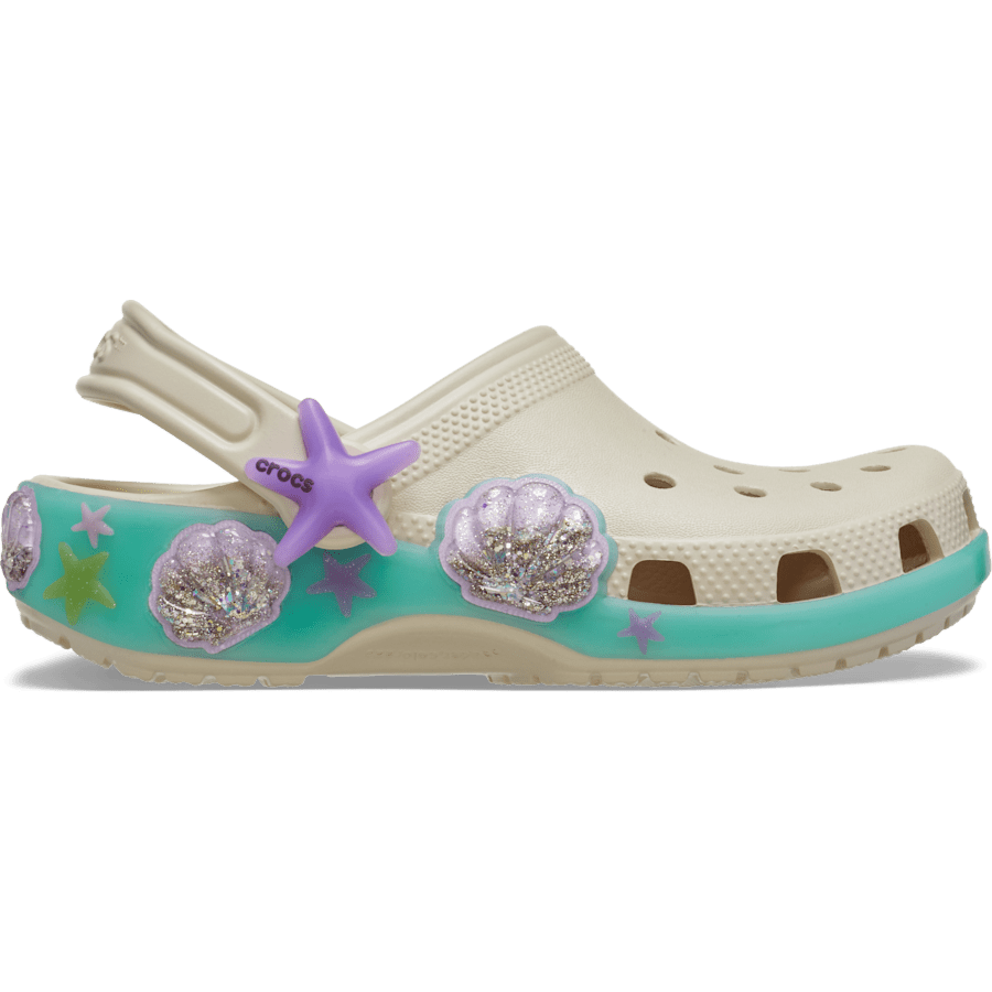 Kids' Classic Sea Sparkle Shaker Clog - US 3265