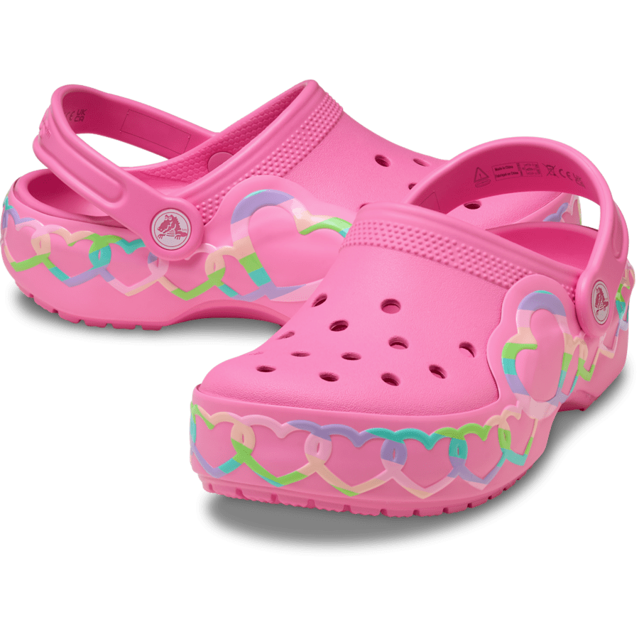 Kids' Classic Heart Lights Clog - US 8178