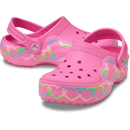 Kids' Classic Heart Lights Clog - US 8178