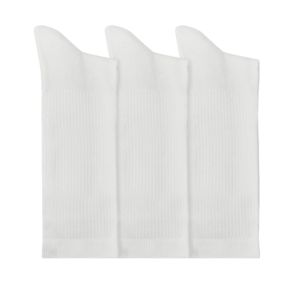 Crocs Socks Crew Texture Logo 3-Pack - US 6721