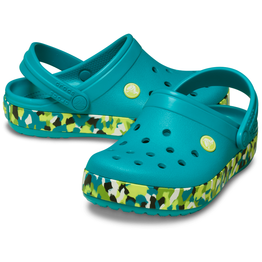 Kids' Crocband Glow Confetti Band Clog - US 6248