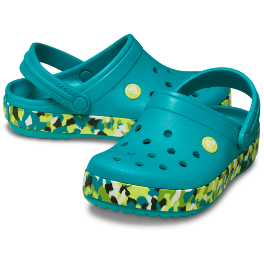 Kids' Crocband Glow Confetti Band Clog - US 6248