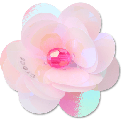 Sequin Pink Flower - US 2569