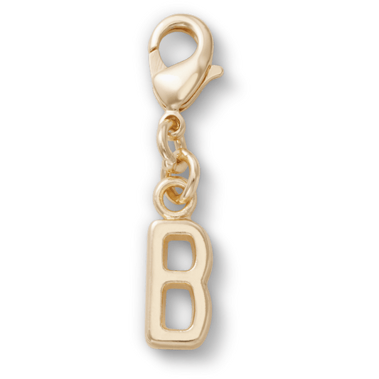 Gold Letter B Charm - US 8613