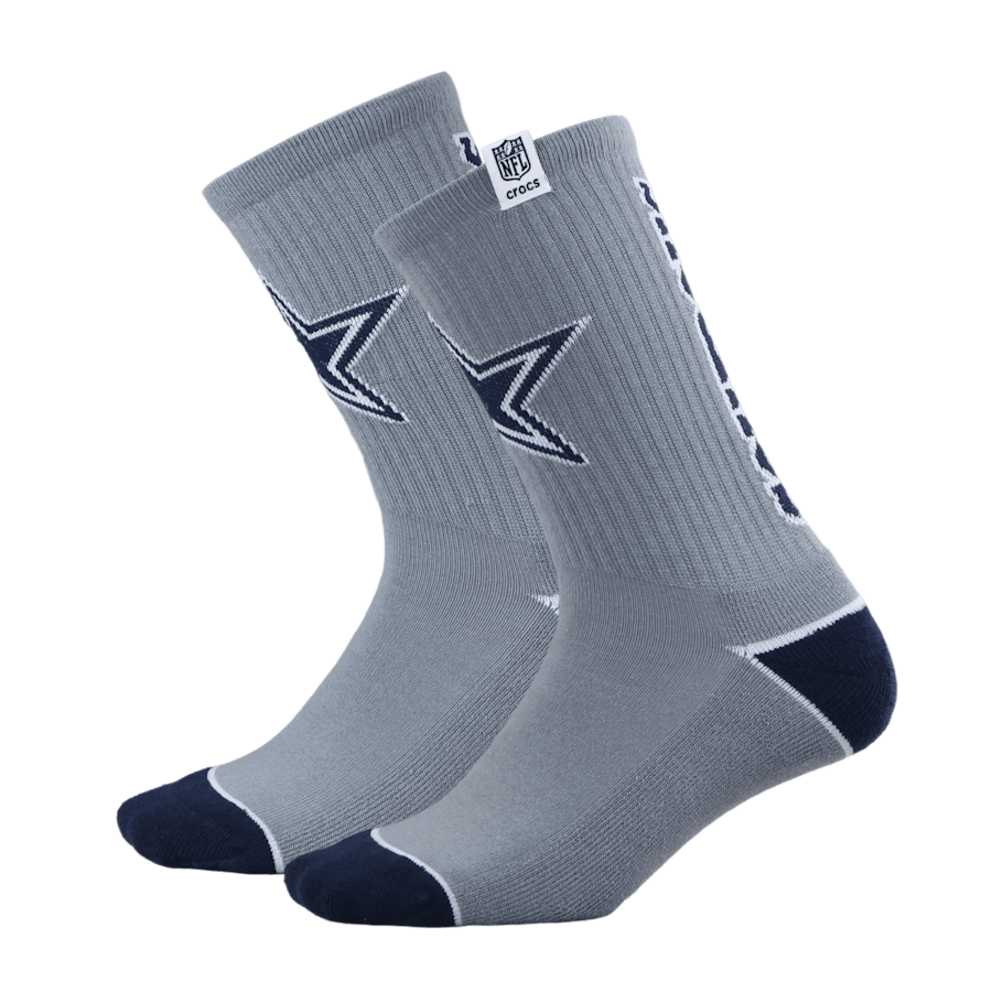 NFL Dallas Cowboys Crocs Socks - US 3429