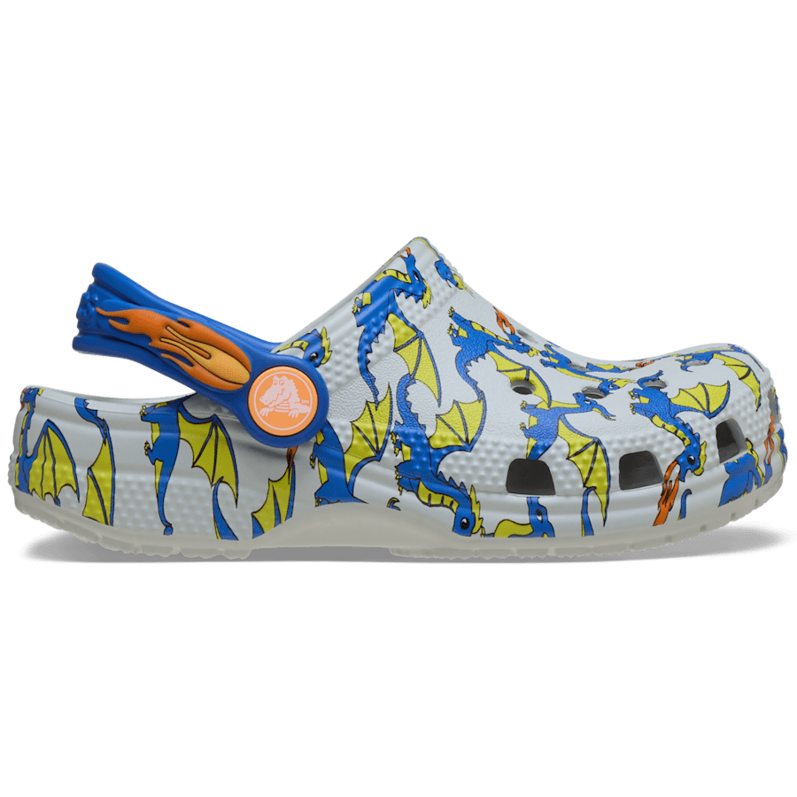 Toddler Classic Dragon Graphic Clog - US 7441