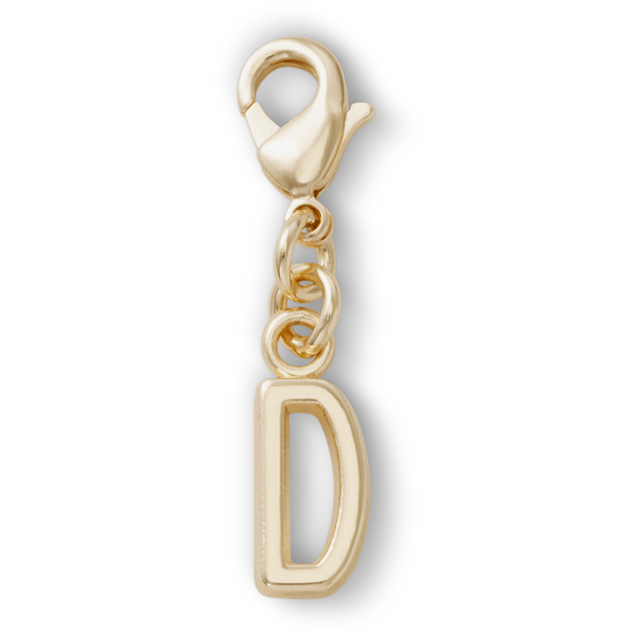Gold Letter D Charm - US 6710