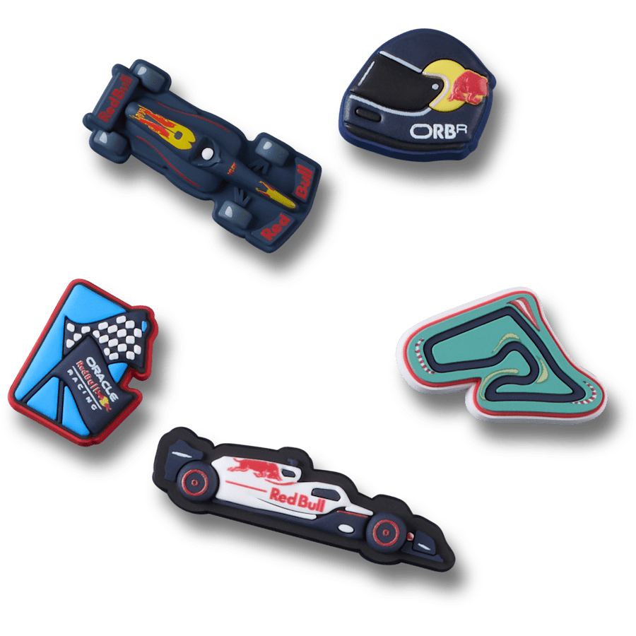 Oracle Red Bull Racing Crocs 5 Pack Jibbitz - US 7758