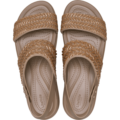 Brooklyn Woven Sparkle Low Wedge - US 9972