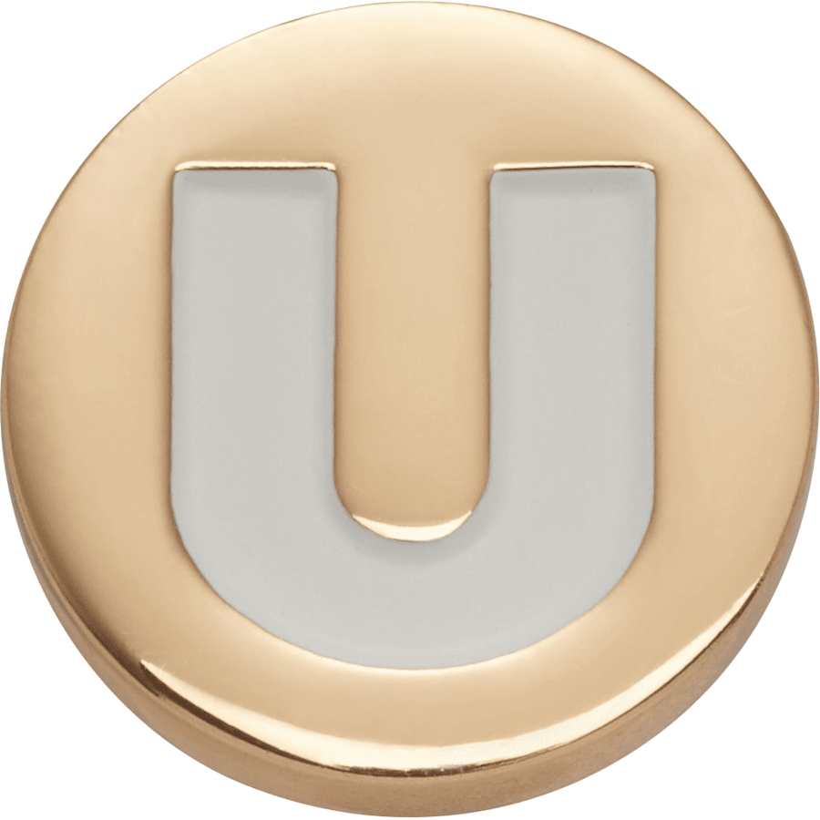Gold Letter U - US 7464