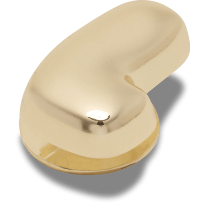 Gold Bubble Letter L - US 5542