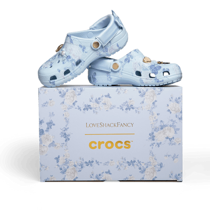 LoveShackFancy Blue Classic Clog - US 4131