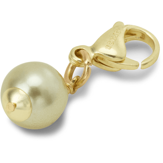 Gold and Green SMT Pearl Charm - US 2217
