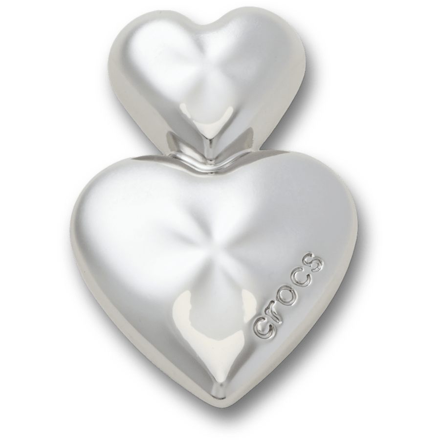 Silver Double Heart - US 7150