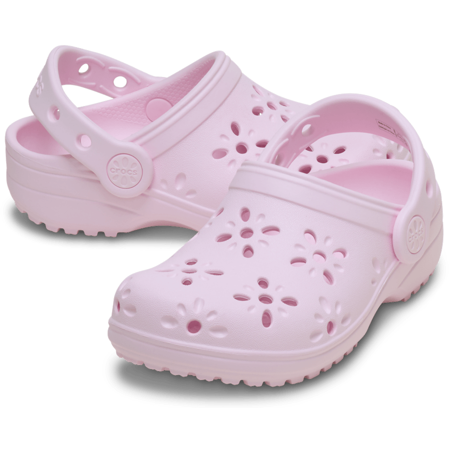 Toddler Classic Floral Cut-Out Clog - US 6990