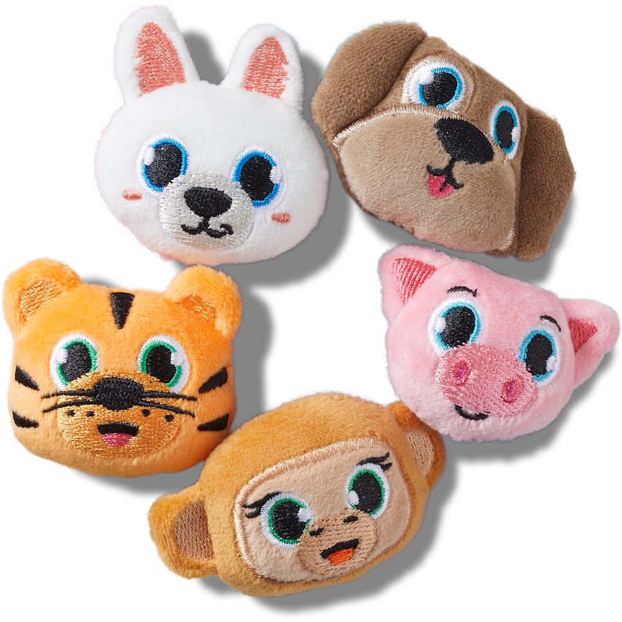 Fuzzy Animal 5 Pack - US 5713