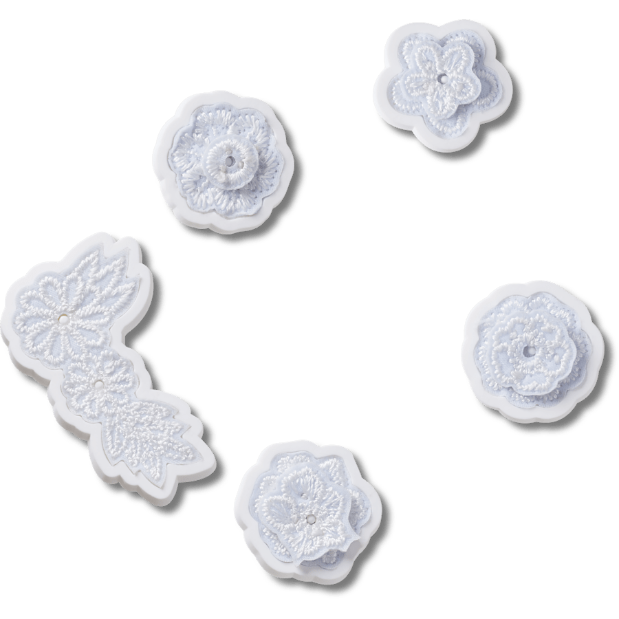 White Elegant Floral 5 Pack - US 1764