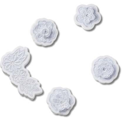 White Elegant Floral 5 Pack - US 1764