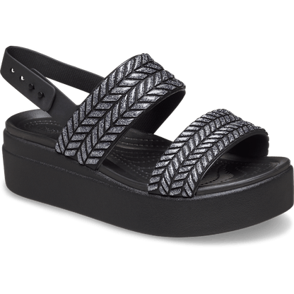 Brooklyn Woven Sparkle Low Wedge - US 8457