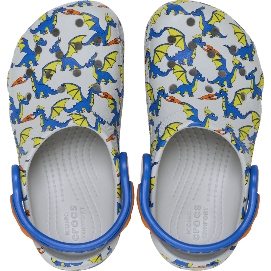 Toddler Classic Dragon Graphic Clog - US 7441