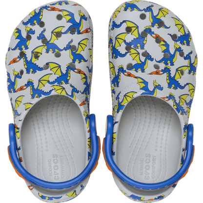 Toddler Classic Dragon Graphic Clog - US 7441