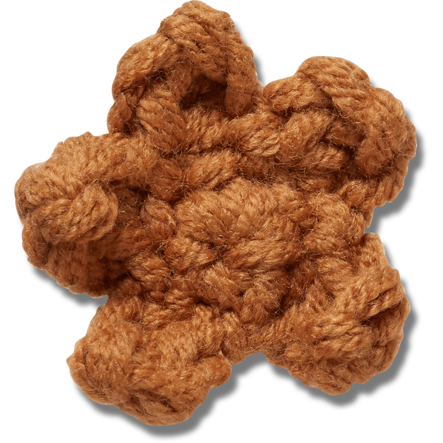 Crafted Crochet Brown Star - US 6707