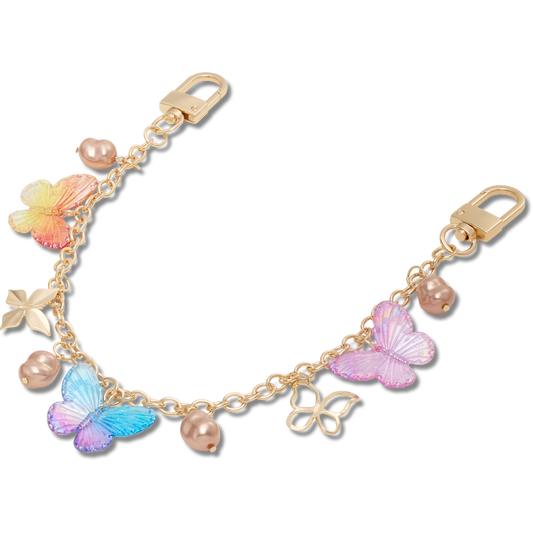 Butterfly Long Chain Bag Charm - US 8310