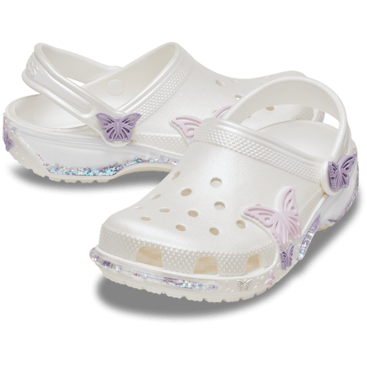 Toddler Classic Butterfly Sparkle Shaker Clog - US 5493