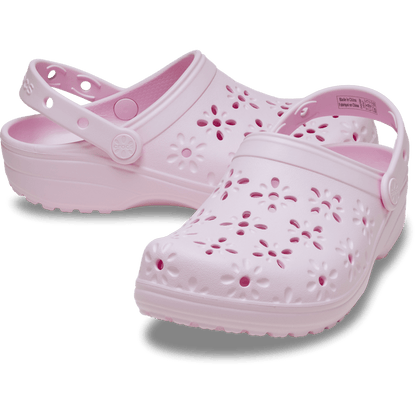 Classic Floral Cut-Out Clog - US 8427
