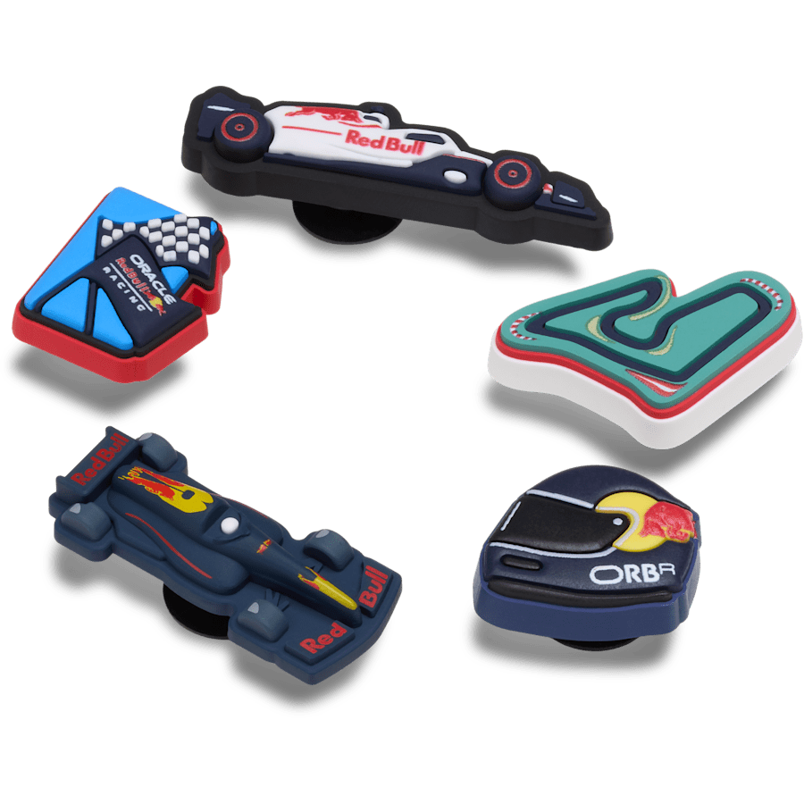 Oracle Red Bull Racing Crocs 5 Pack Jibbitz - US 7758