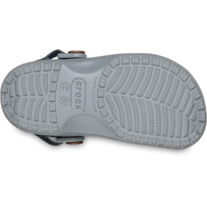 Toddler Classic Denim Adjustable Backstrap Clog - US 8011