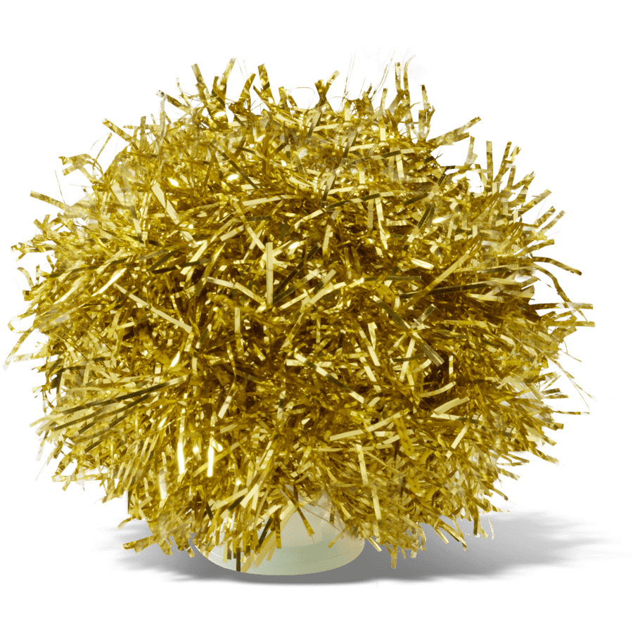 Gold Tinsel Pom - US 1191