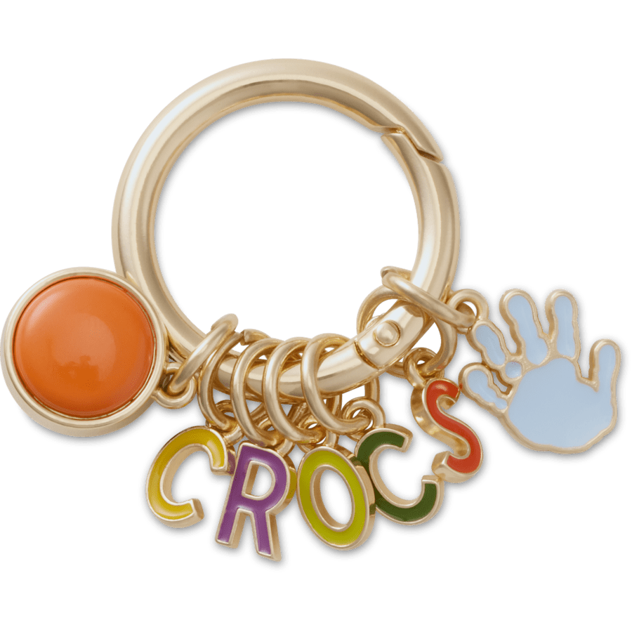 Crafted Crocs Ring Keychain - US 4110
