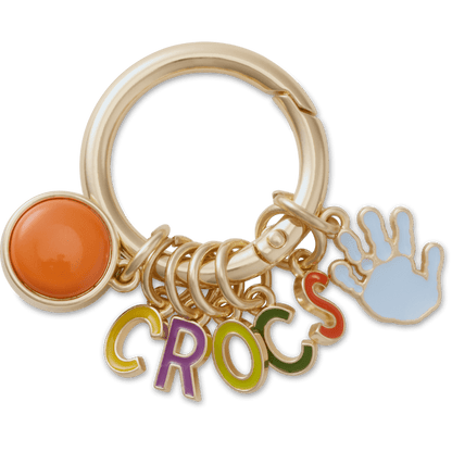 Crafted Crocs Ring Keychain - US 4110