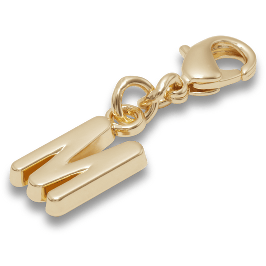 Gold Letter M Charm - US 4156