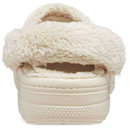 Baya Lined Fuzz-Strap Clog - US 8069
