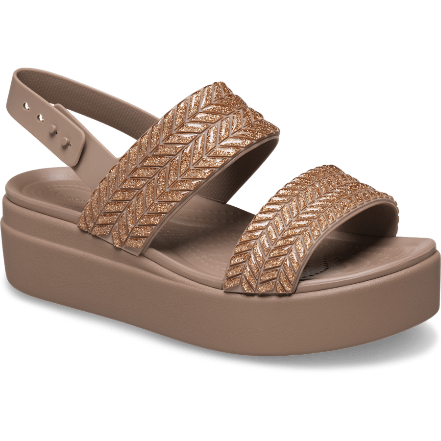 Brooklyn Woven Sparkle Low Wedge - US 9972