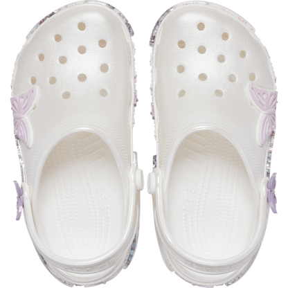 Kids' Classic Butterfly Sparkle Shaker Clog - US 9809